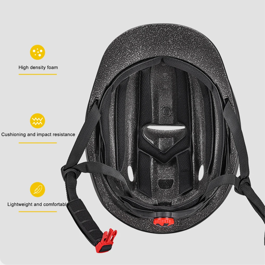 Fashionable Riding Helmets - Soft Cloth Lining Wide Range Adjuster Multiple Colors Are Optional Protective Helmets black L