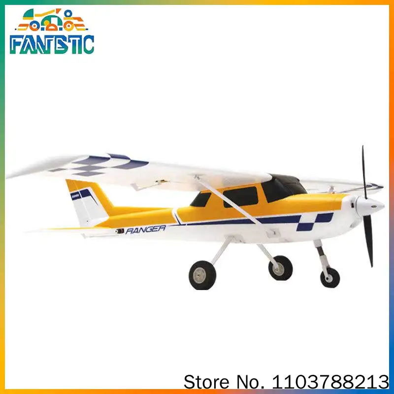 Fms Rc Fixed Wing Model Airplane Ranger V2 1220mm Epo Controller Metal Landing Gear Beginner Trainer Remote Control Hobby