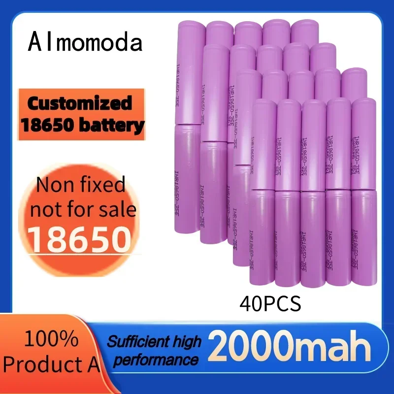 Gratis Verzending Naar Zuid-Korea En Europa. Best Verkopende 3-sterren 18650-35e 3.7v 3500Mah 5c Ontlading 3.7V Lithium-Ion Batterij + Oplader