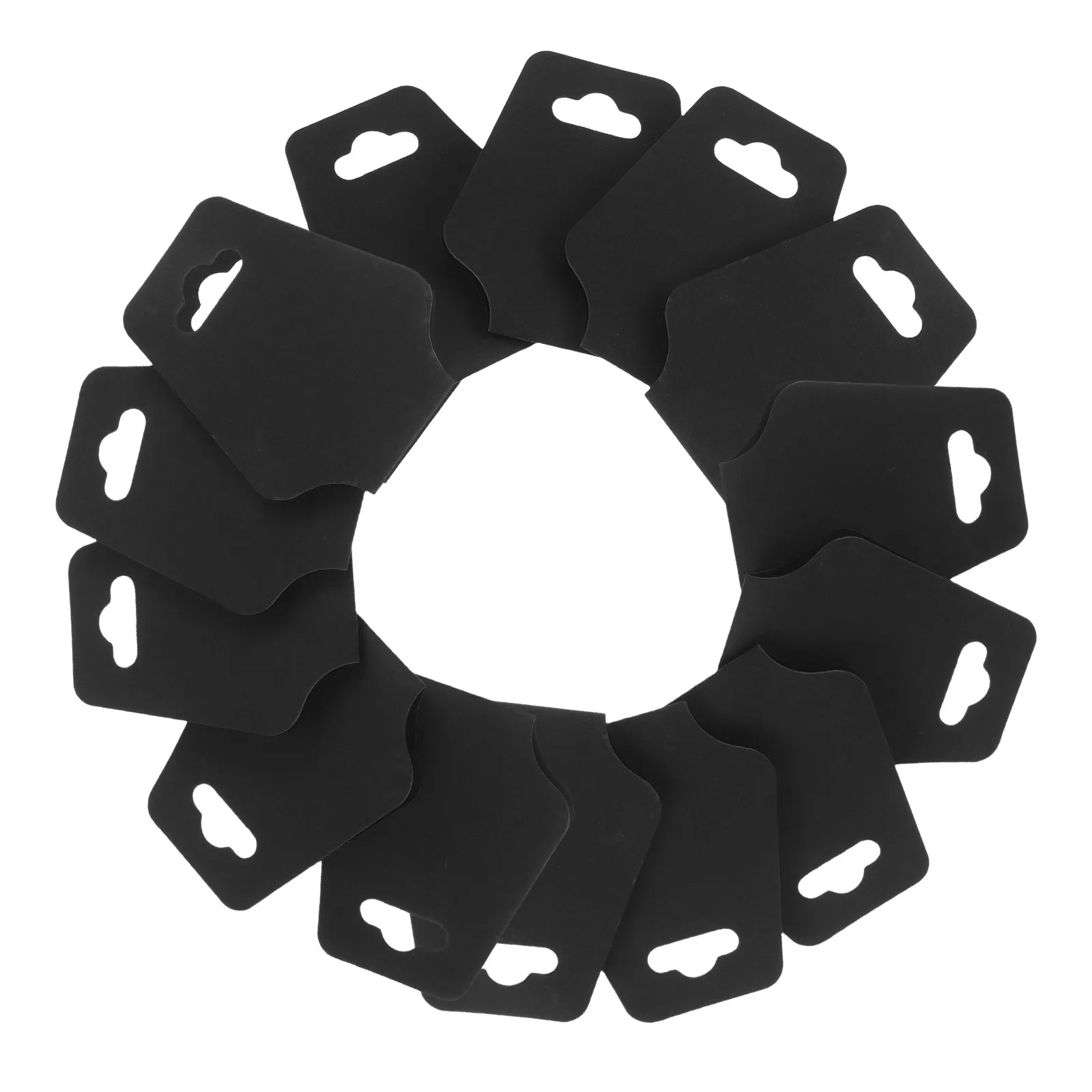 

400 шт. картонных карточек для демонстрации ювелирных изделий из крафт-бумаги, пустые, складные, самоклеящиеся, для ожерелий, браслетов, серег, этикетки для розничной упаковки