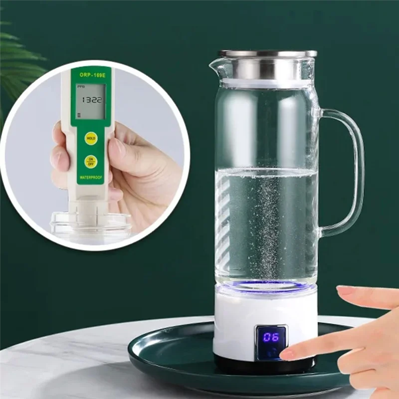 

AEA4-Mini Rechargeable Hydrogen Generator Cup Portable Water Filter Hydrogen-Rich Water Bottle Ionizer Pure H2 Kettle Maker