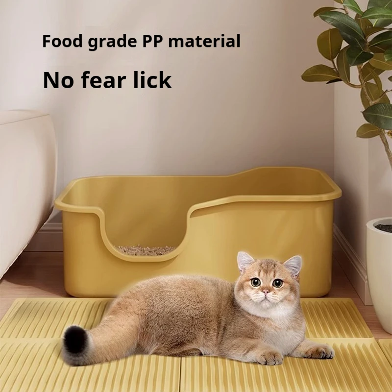 Cat Litter Mat Random Splicing Anti-take-out Cat Litter Box Anti-splash Mat Oversized Sand Control Mat Large Sand Pad