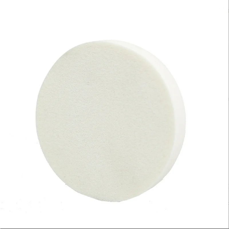 Éponge ronde pour poudre de maquillage, douce et lavable, 2 pièces