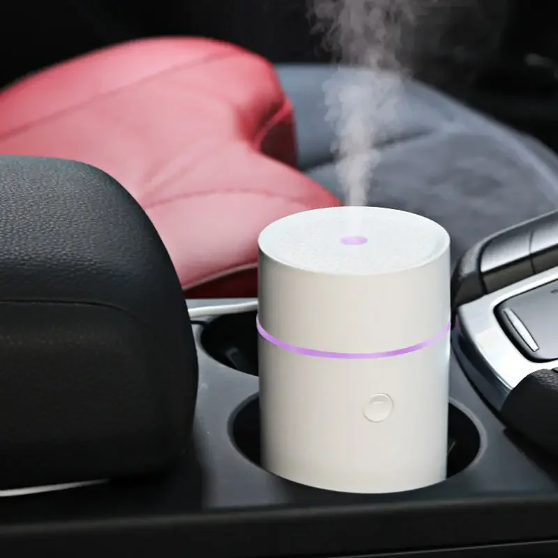 

Mini Car Humidifier 80ml 7 Colors LED Ambient Light Ultrasonic USB Electric Aromatherapy Essential Oil Diffuser