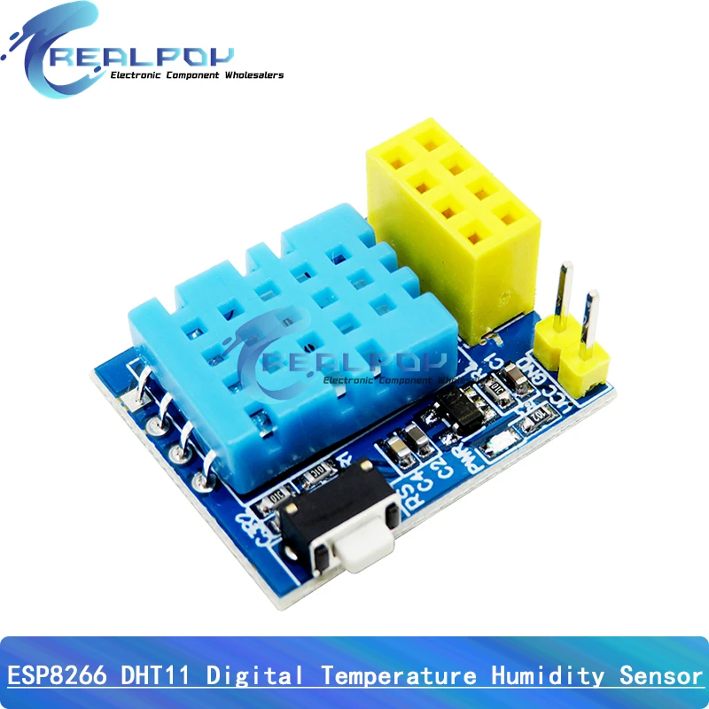 ESP8266 ESP-01 ESP-01S DHT11 وحدة استشعار درجة الحرارة والرطوبة ESP8266 WIFI NodeMCU المنزل الذكي IOT لتقوم بها بنفسك عدة