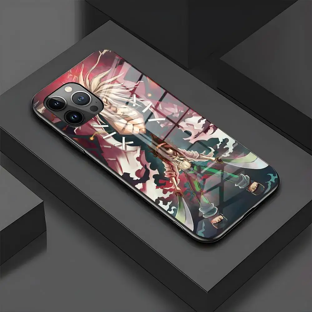 Anime Shaman King Phone Case For IPhone 15 Pro 16 15 14 13 12 11 Mini X XS XR Max 6 8 Plus SE 2024 Glass Cove