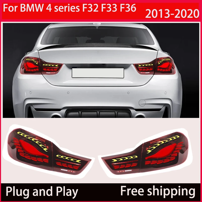 

Для BMW 4 серии F32 F36 F82 M4 GTS 428i 435i светодиодные задние фонари 2012-2019 DRL динамические сигнальные огни модифицированные автомобильные аксессуары