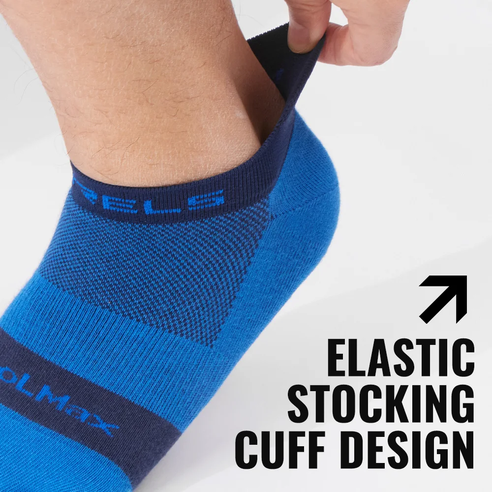 WRELS 1/2/3pairs COOLMAX Toe Socks Breathable Five Finger Socks Athletic Hiking Running Soft Comfortable Moisture Wicking Socks