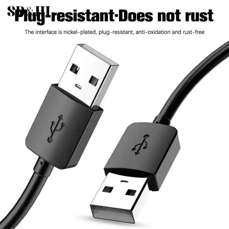 USB To USB Male To Male Extender USB Extension Cable For Radiator Hard Disk Male To Male Data Cable