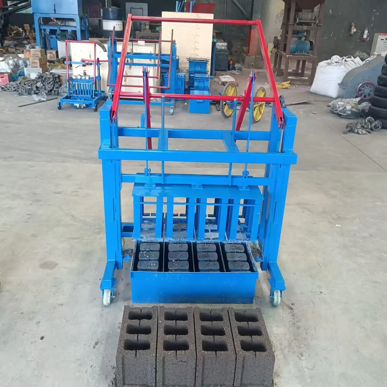 Household Concrete Machinery-Easy Operation New Product for Paving Block Making for Cement Brick Molding