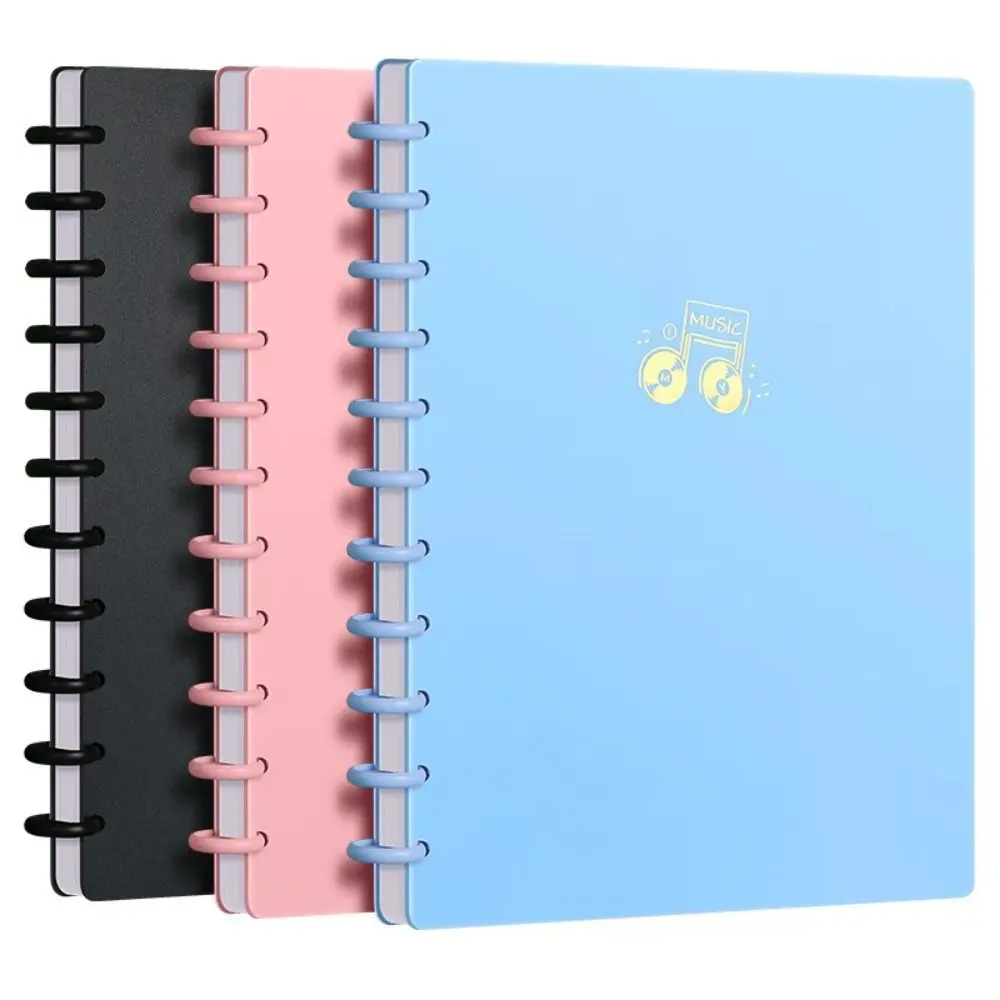 Creative Plastic Music Score Folder A4 Flexible Piano Sheets Folder Transparent Portable Music Clip