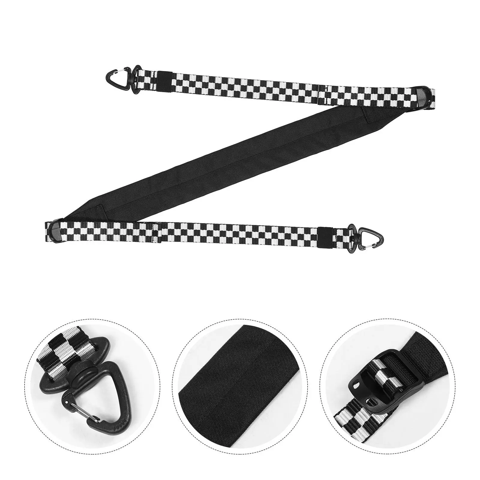 Shoulder Strap Replacement Padded Adjustable Crossbody Bag Strap Messenger Duffle Backpack Guitar Heavy Duty Quick Release