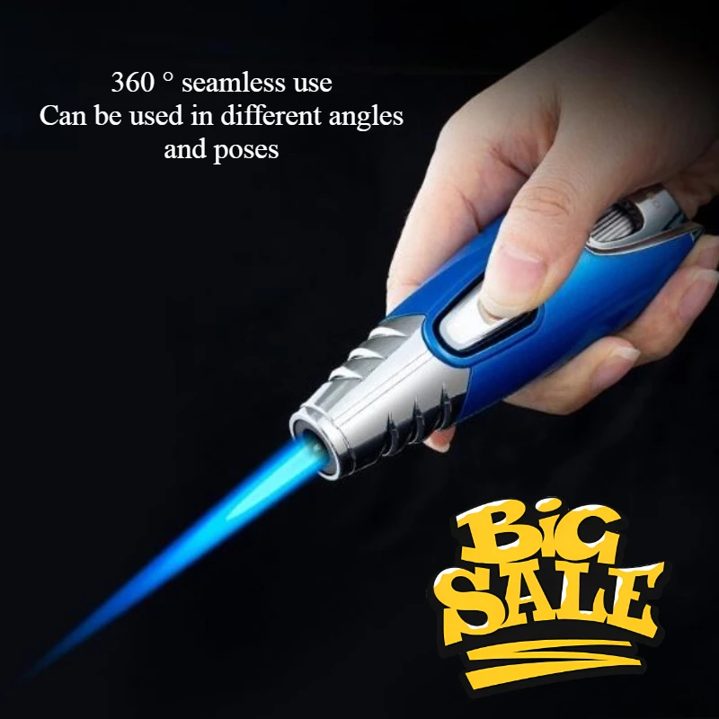 

Мини-газовая зажигалка-горелка для сигар, сварочный пистолет, распылитель, воспламенитель для свечей и плит, ветрозащитный, аксессуары для курения сигар, подарки для активного отдыха