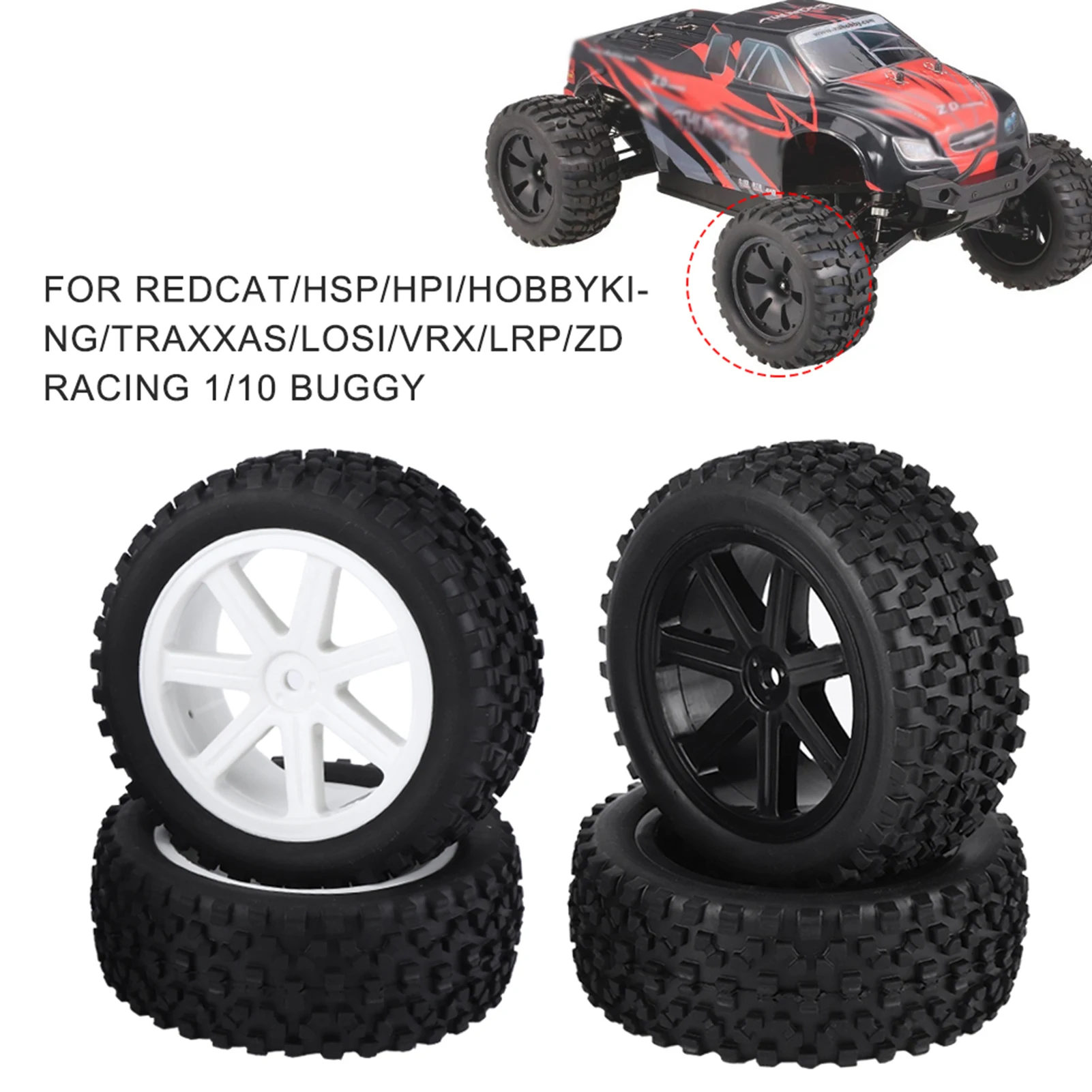 1/10 Rc Truck Rubbe…