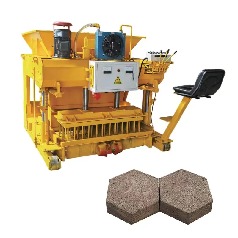 Manual Concrete Hollow Brick Block Making Machine 4-35A High Efficiency Brick Maker