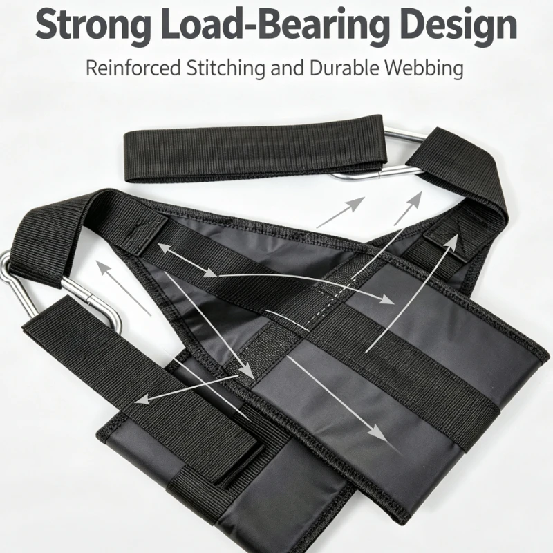 Home Training Belt Leg Raise Abdominal Workout Hanging Strap Abdominal Equipment2PCS