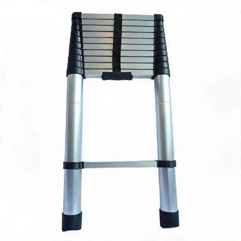 8 Meters 18 Grade Multi-functional Aluminum Alloy Telescopic Ladder Household Roof Engineering Ladder Portable Folding Ladder