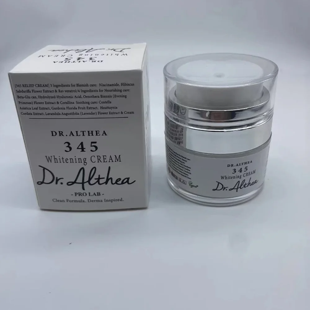 مجموعة العناية بالبشرة الكورية Dr.Althea - 345/147 كريم مضاد للأكسدة، مصل فيتامين C اللطيف، يهدئ الأخضر، العناية بالبشرة المرطبة بالبرتقال