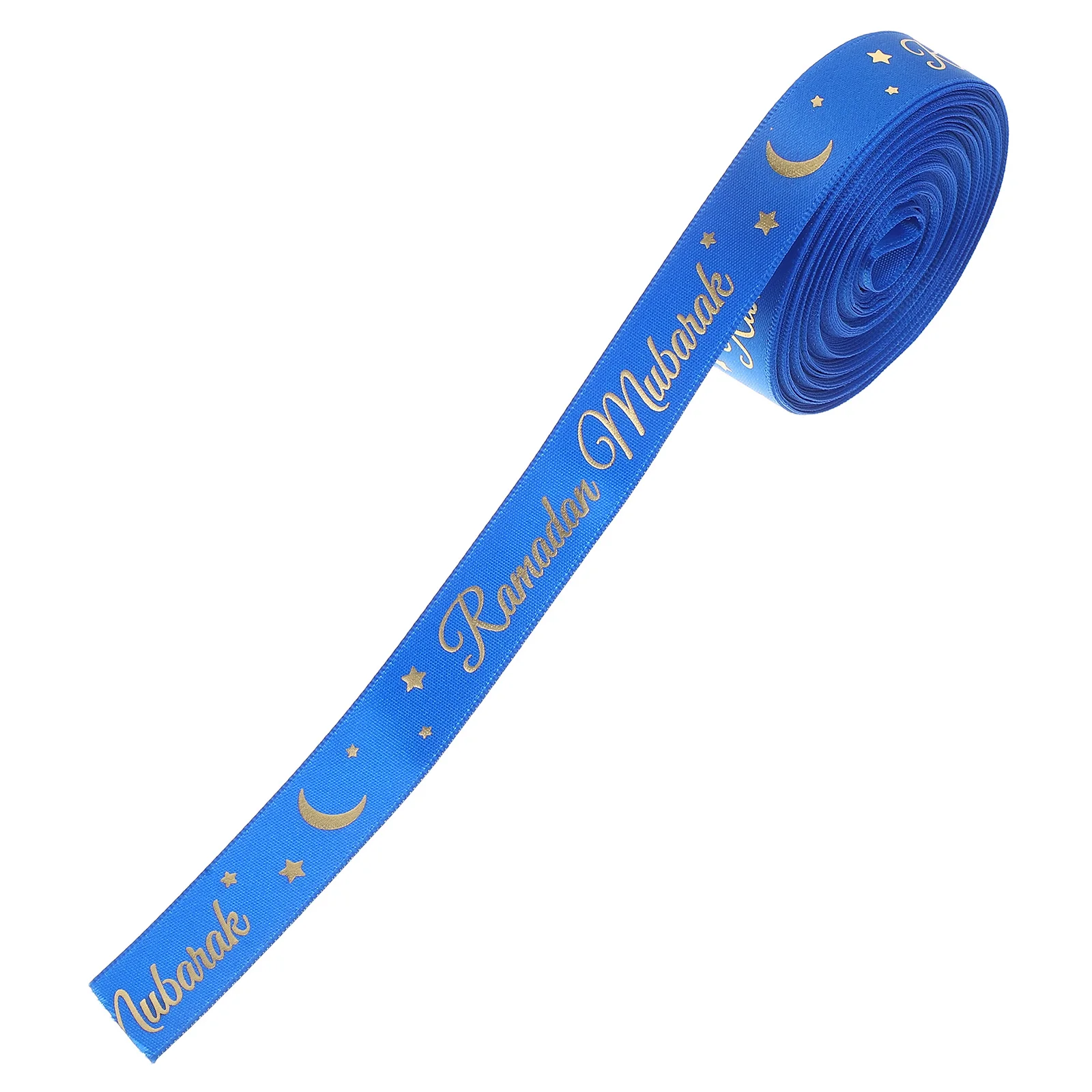 

Ramadhan Festival Ribbon Elegant Design Holiday Wired Edge Wrapping Supplies Middle East Decor Eid Mubarak Ribbons Polyester