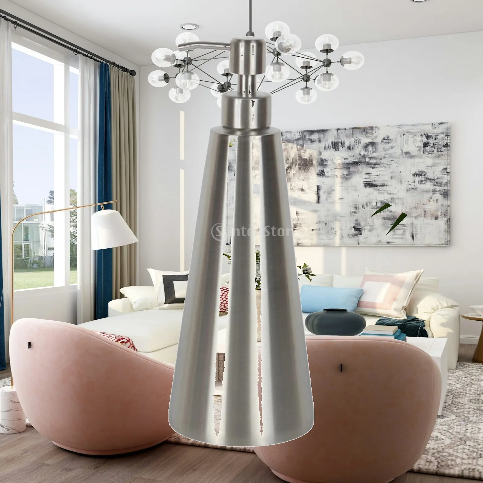 Liquid Soap Dispenser Rust Proof Soap Dispenser with Pump Bathroom Accessory Modern Stylish for Kitchen, Hotel