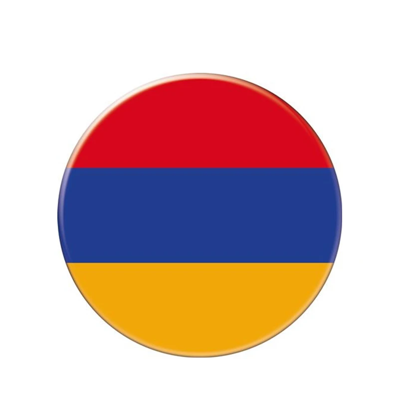 

Auto Moto Bike Suitcase Laptop Flag Round Armenia Decal Car Sticker Waterproof Car Styling