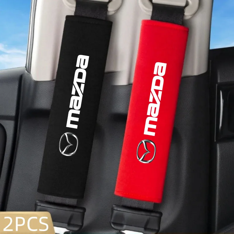 

Car interior seat belt protector Comfortable breathable seat belt cover for Mazda 2 3 5 6 CX5 CX30 CX8 CX3 CX9 BT50 MX5 CX7 CX9