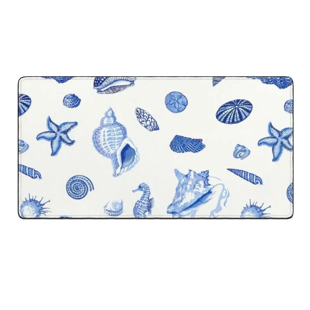 Shell Conch Muismat Muismat Bureau Muismat Leuke HD Bureau Pad Uitgebreide Gaming Toetsenbord Matten Grote XXL Gamer Muismat 90x40