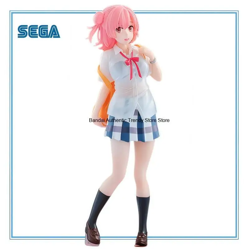 In Stock Original SEGA My Teen Romantic Comedy SNAFU Yui Yuigahama PVC Anime Character Model Collection Holiday Toys Gifts