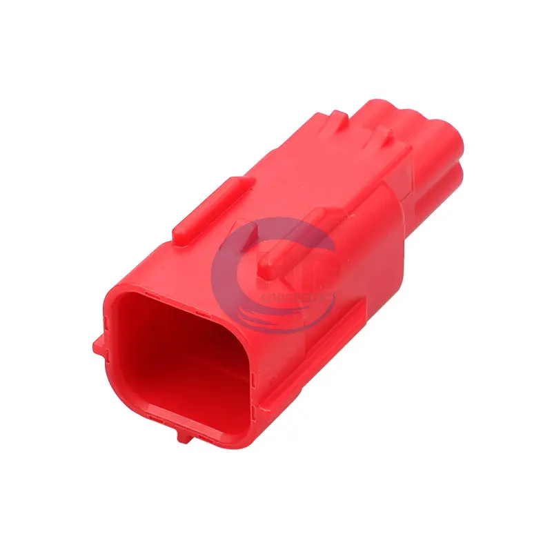 1-20sets Red 6 Pin male or female Car OBD Diagnostic Plug Auto Universal Socket Automotive Connector MWTPB-06-1A-R