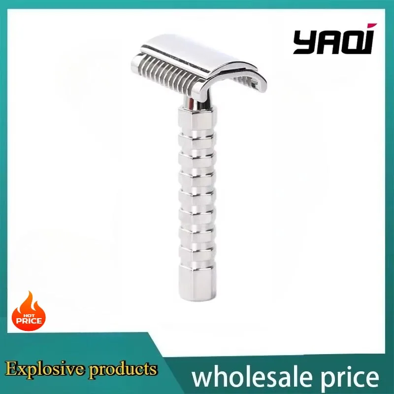 

Yaqi Duomo Stainless Steel Safety Razor Stainless Steel Razor Collectibles Birthday Gift For Boyfriend