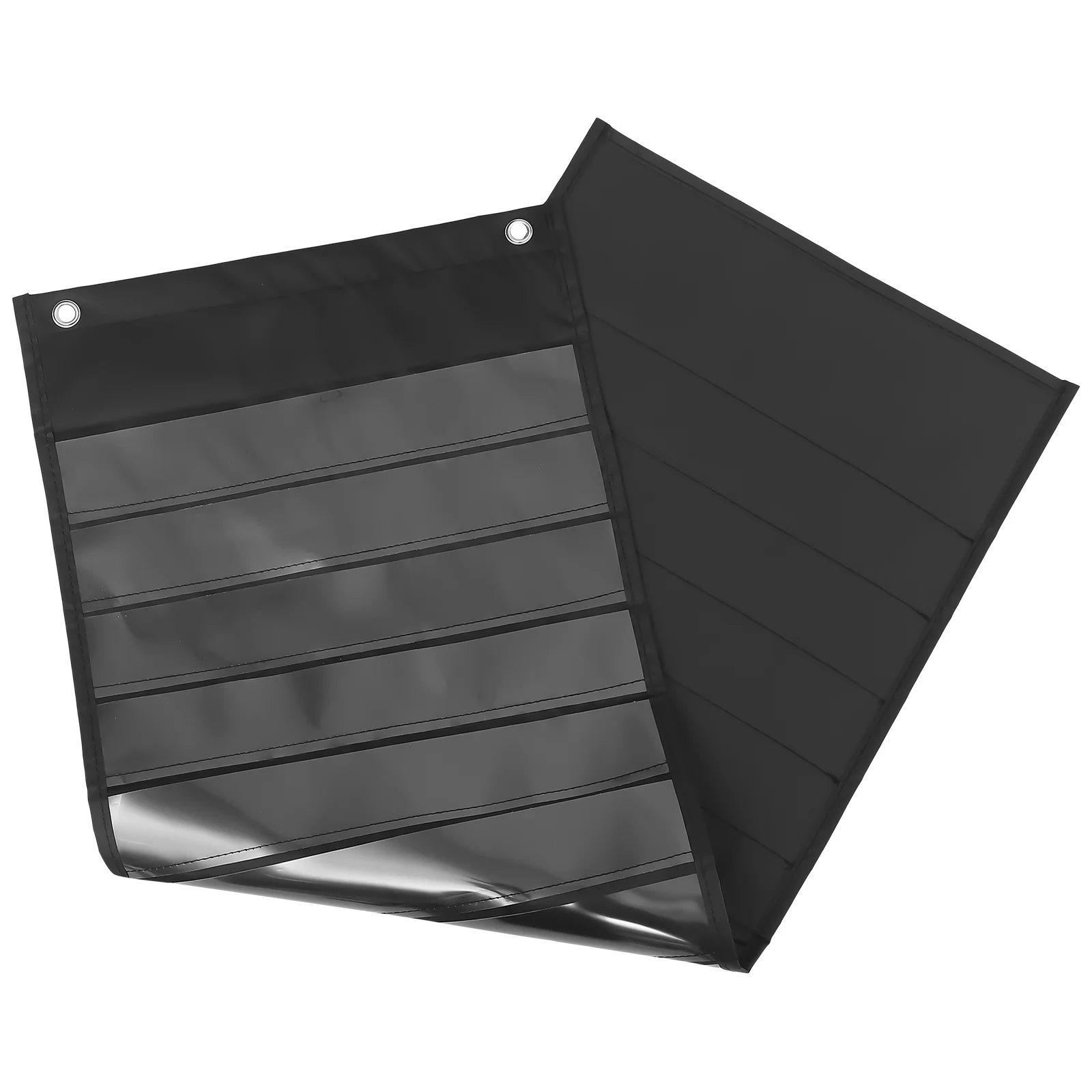 حقيبة تخزين مثبتة على الحائط، منظم متعدد الطبقات من قماش أكسفورد السميك لملفات الكتب والمجلات وجيوب معلقة خلفية للباب