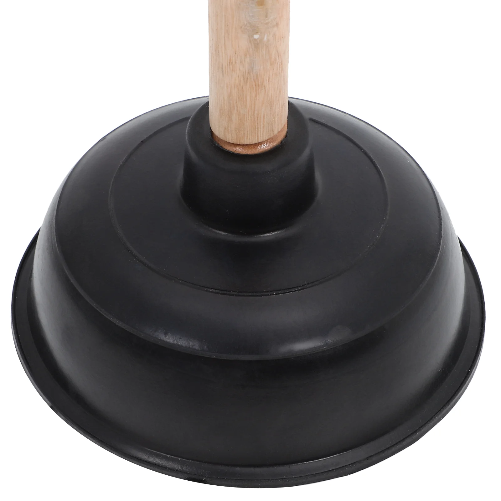 Toilet Unclog Plunger for Bathroom Heavy Duty Tool Water Trough Rubber Plungers Wood Anti Clogging Sink