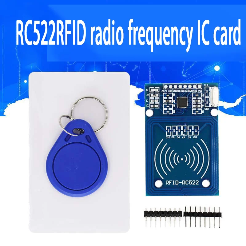 MFRC522+white card MFRC-522 RC522 RFID radio frequency IC card sensing module Sunlephant