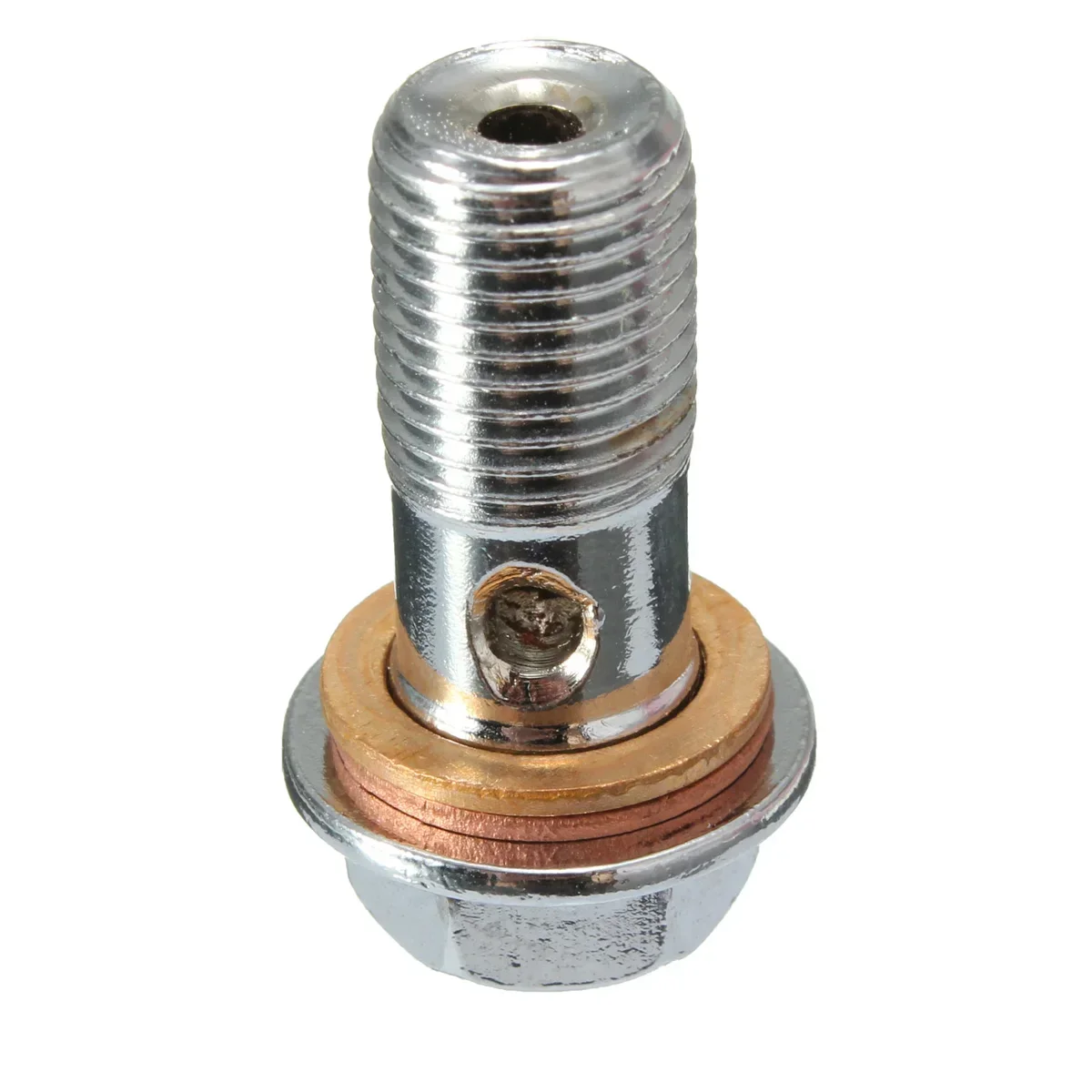 For Honda/Kawasaki/Suzuki/Yamaha 10mm M10x1.00 Motorcycle Brake Caliper Banjo Bolts Screws Chrome Steel