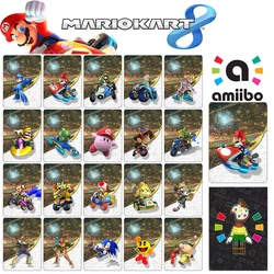 Nuovo 20pcs Mario Kart 8 Amiibos Mini Card NFC Tag Card per Switch e Wii U -- Kawaii MarioKart8 Deluxe Clothes NTAG215 Chip Card