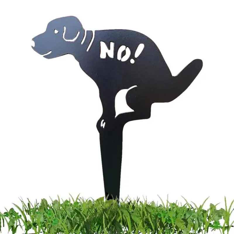 

Dog No Pooping Yard Sign Cast Iron Dog Poop Yard Sign Stop Dog From Pooping On Your Lawn For Outdoor Lawn Garden Yard Home Decor