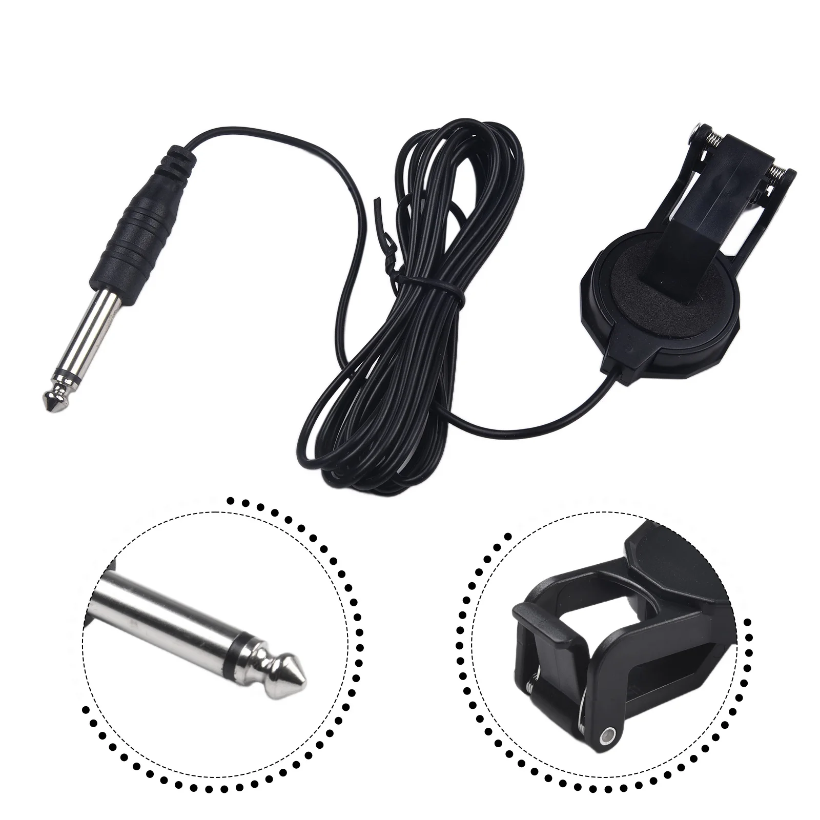 Acoustic Guitar Pickup Audio Clip On Pickup Connected To Amp Accurate Sound Capture Copper Material For Cello For Mandolin