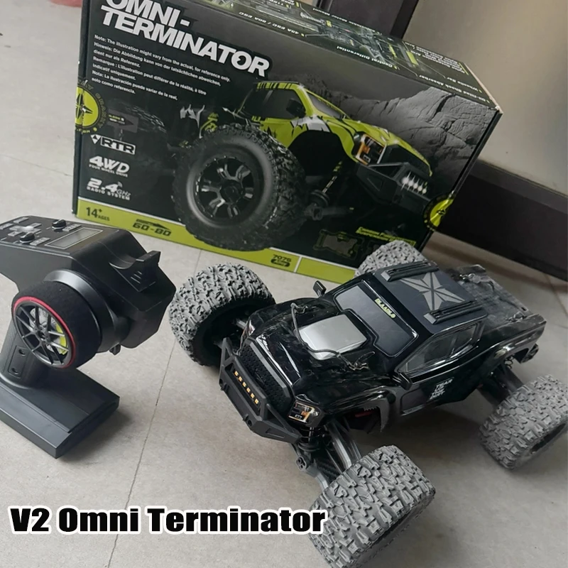 V2 Omni Terminator RC Remote Control Truck 4WD Off Road High Speed Electric Racing Toy Car For Kids Outdoor Adventure Gift