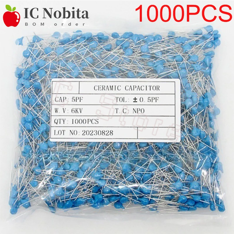 1000PCS 6000V 10000V High Voltage Ceramic Capacitor 6KV 10KV 2PF 3PF 5PF 10PF 15PF 22PF 27PF 30PF 33PF 39PF 47PF 54PF 56PF 68PF