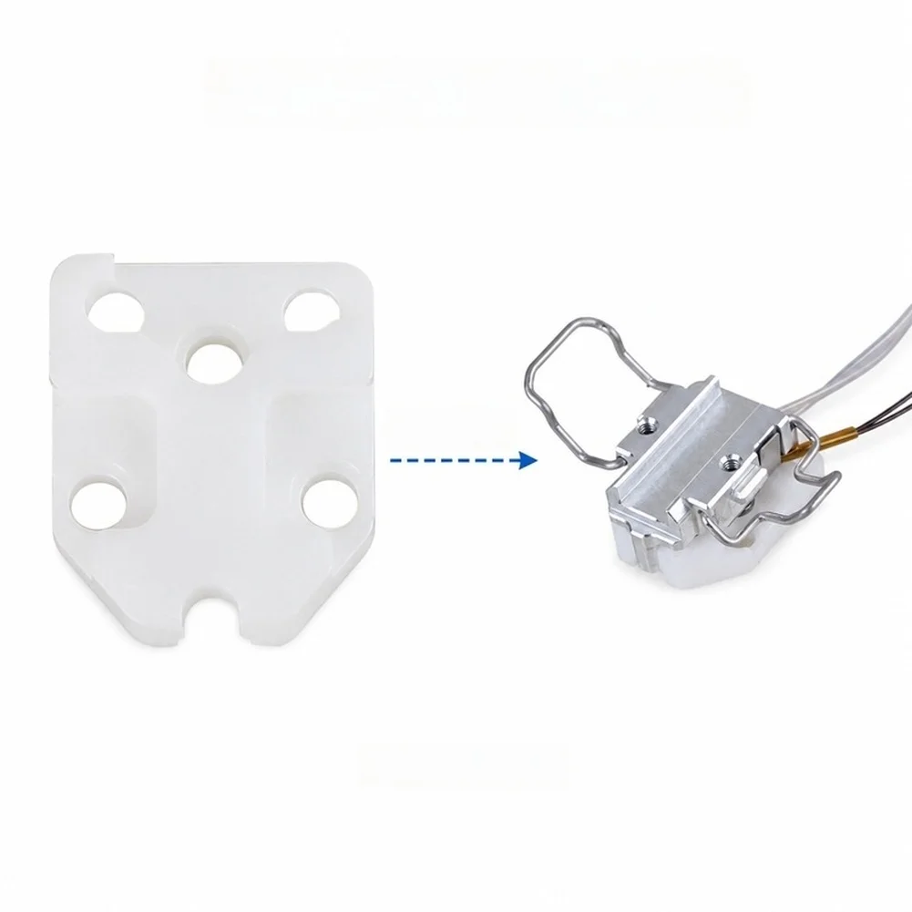 For Kobra X Extruder Hot End Base Component Pottery Construction Heat Insulating Properties Multi Hole Positioning Easy Install
