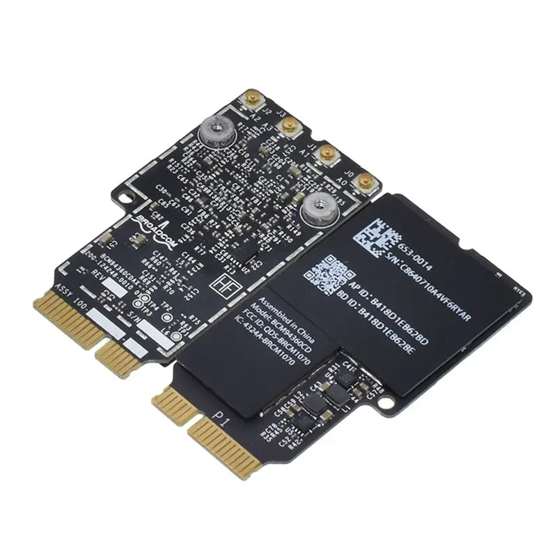 T19C 1750Mbps Dual Band Broadcom BCM94360CD WiFi Bluetooth Card 2.4GHz/5GHz BT 4.0 Wireless Module for Apple Hackintosh