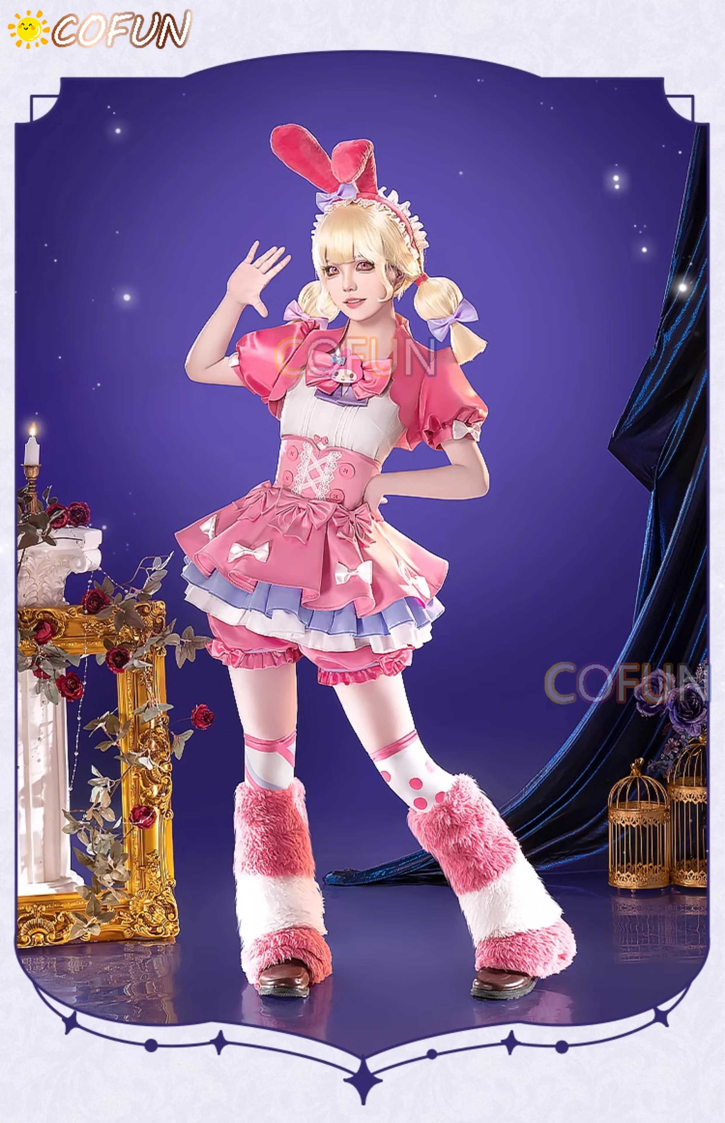 COFUN Identity Ⅴ Mary/Bloody Queen Cosplay Costume for Halloween Christmas Party Comic Con Anime Game Women Lovely Dress