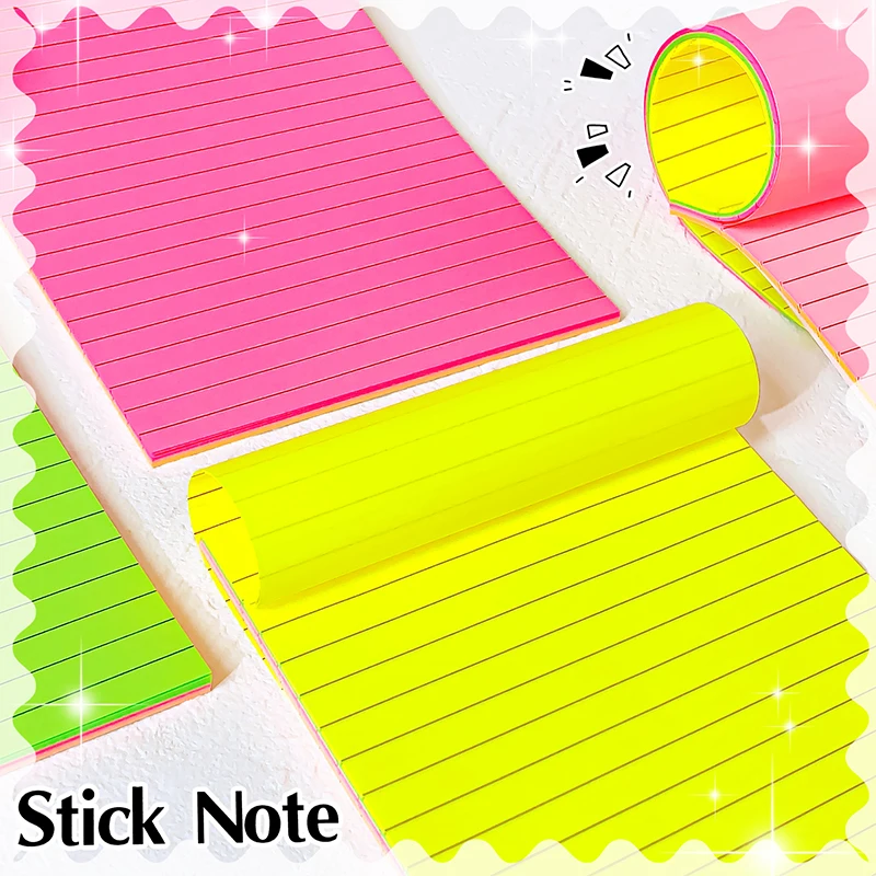 Stationery Large size memo pad planner adhesive notes self-adhesive notes office supplies sticky notes Paper stickers for books