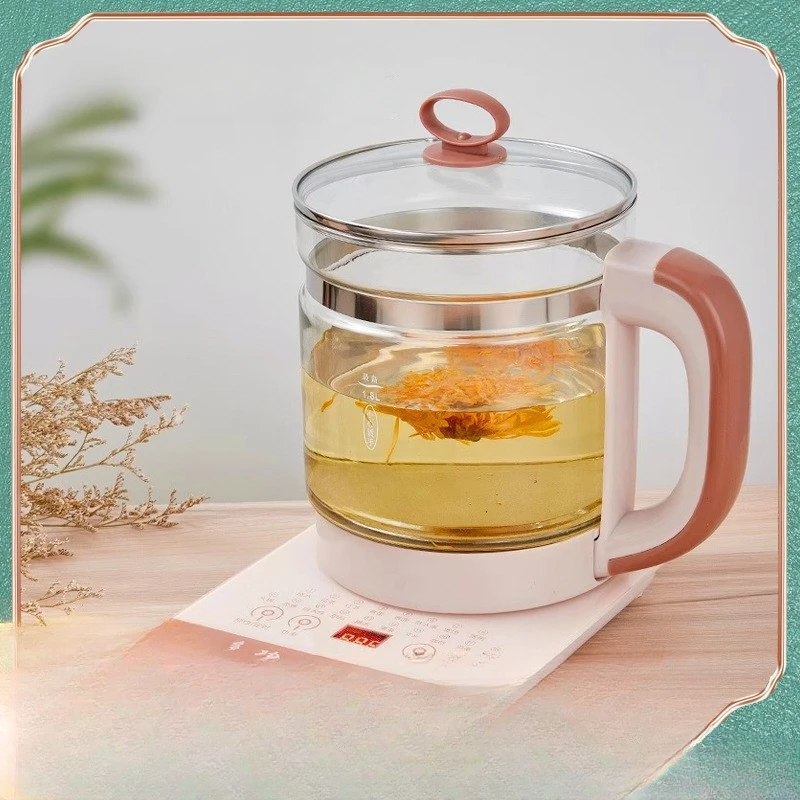 Multifunctional Electric Kettle for Herbal Medicine and Tea with Thickened Glass Vessel and Automatic Shut-Off