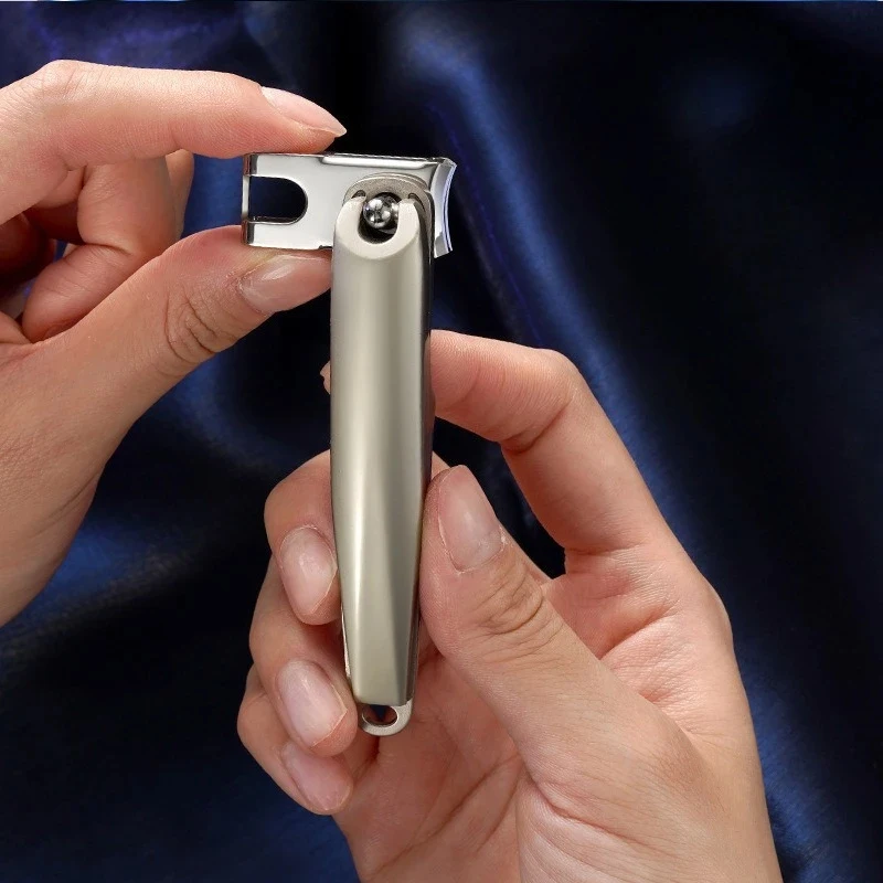 

1piece nail clippers 360degree rotatable nail clippers stainless steel single large opening nail clippers easy to carry outdor