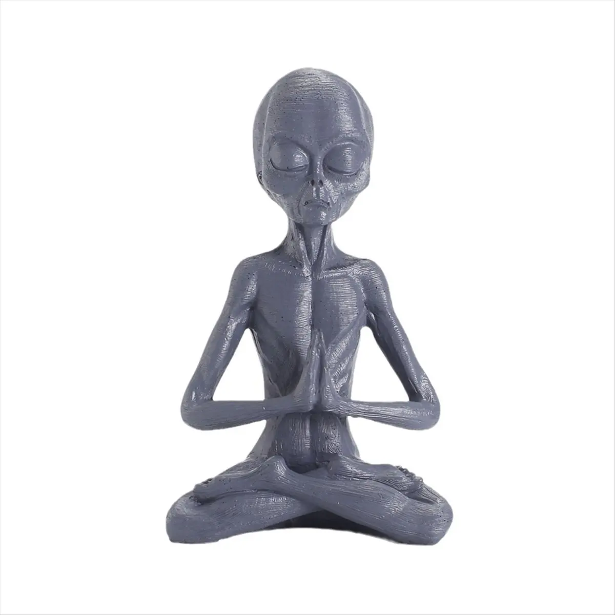 AA83  Ornaments Desk Topper Yoga Meditation Statue Figurine Statue Shelf Sitters Meditation Garden Statue