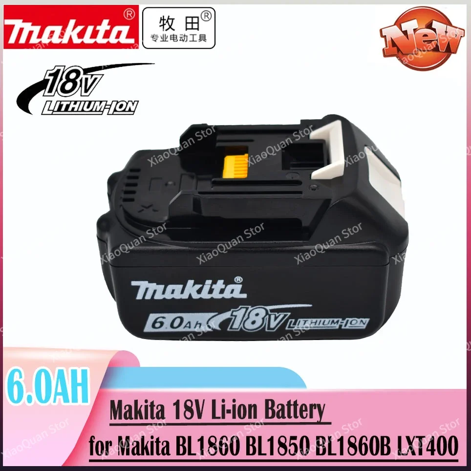 

Makita Original 18V Makita 6.0Ah Li-Ion Rechargeable Battery 18v drill Replacement Batteries BL1830 BL1840 BL1850 BL1860B