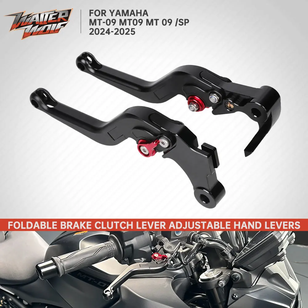 

Motorcycle Accessories Brake Lever Clutch Lever For YAMAHA MT09 MT-09 SP MT 09 2024 2025 Adjustable Foldable Brake Clutch Levers