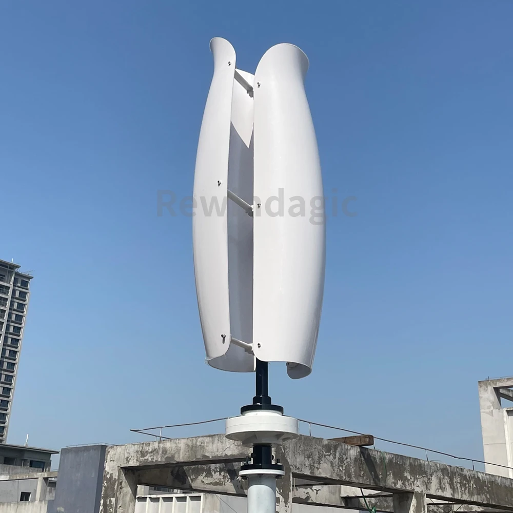 Wind Turbine 1000W 1500W 2000W Vertical Axies Wind Generator Small Windmill Free Energy With MPPT Charge Controller Homeuse