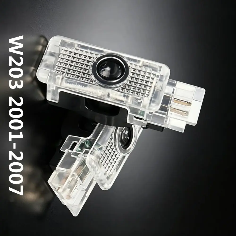 For Mercedes Benz W203 W240 W209 R199 R171 C SLK CLK SLR Class LED Car Door Interior Welcome Logo Ghost Shadow Light Accessories